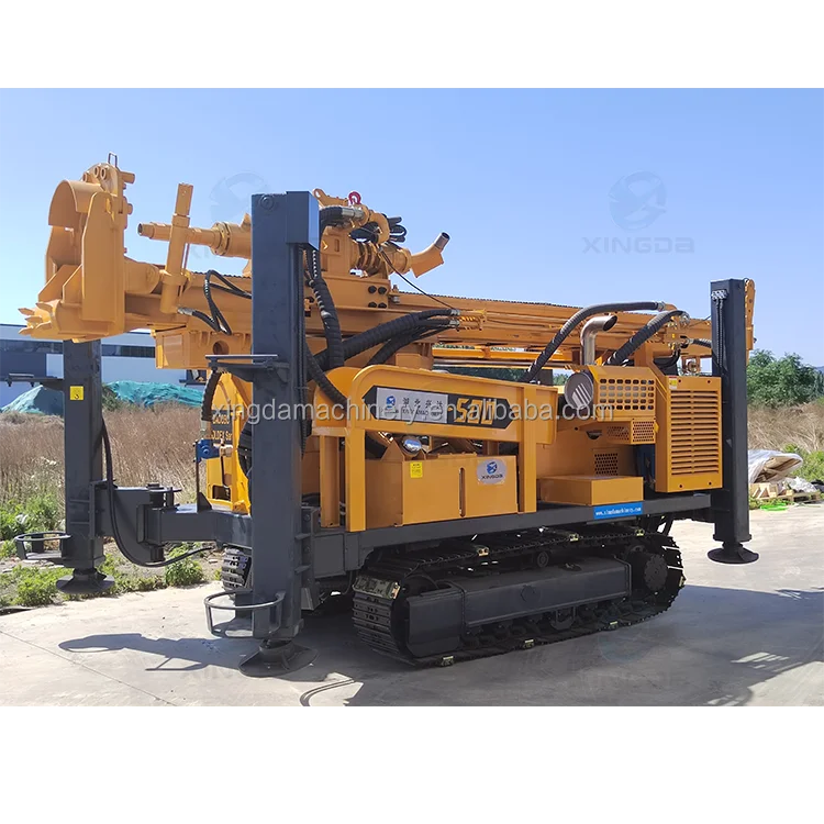 Hot Sale Crawler Mounted mounted rc drilling rig 400 meter deep truck rc drill rigs