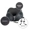 Customizing Foldable U Shape Twist Pillow Neck Support Airplane Inflatable Traveling Sleeping Neck Pillow Memory Foam Pillow 60