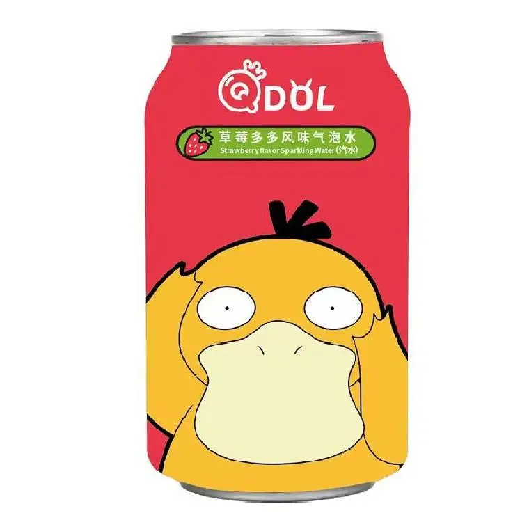 Hot Selling Qdol Soft Drink 330ml Japan Exotic Drinks Fruit Juice Soda Sparkling Water Carbonated Beverage