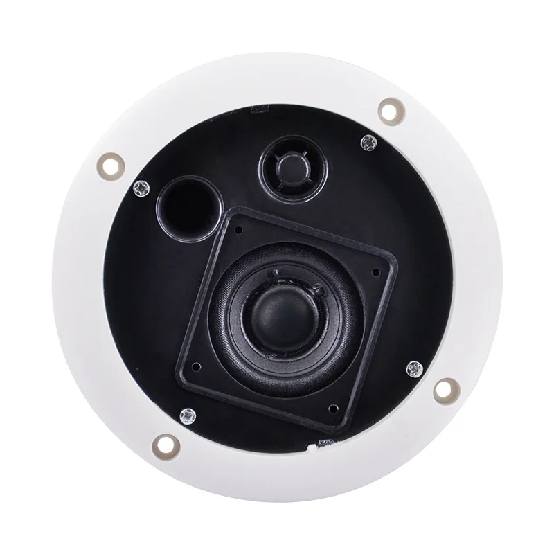 1 Pair Of Waterproof 25W Full Range Marine Boat Ceiling Wall Speakers Lawn Garden Bathroom Waterproof Passive Speakers SUMWEE