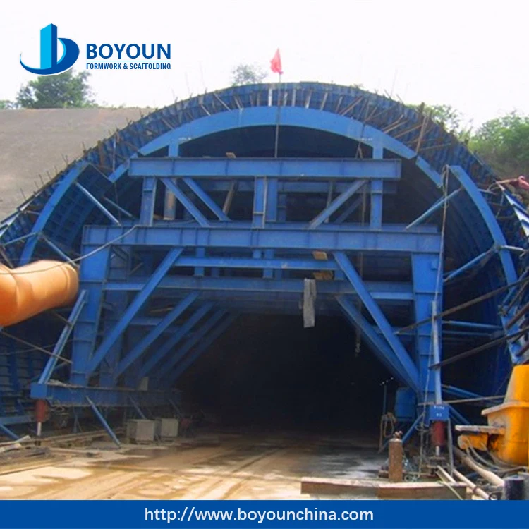 High quality steel tunnel lining trolley formwork for highway construction