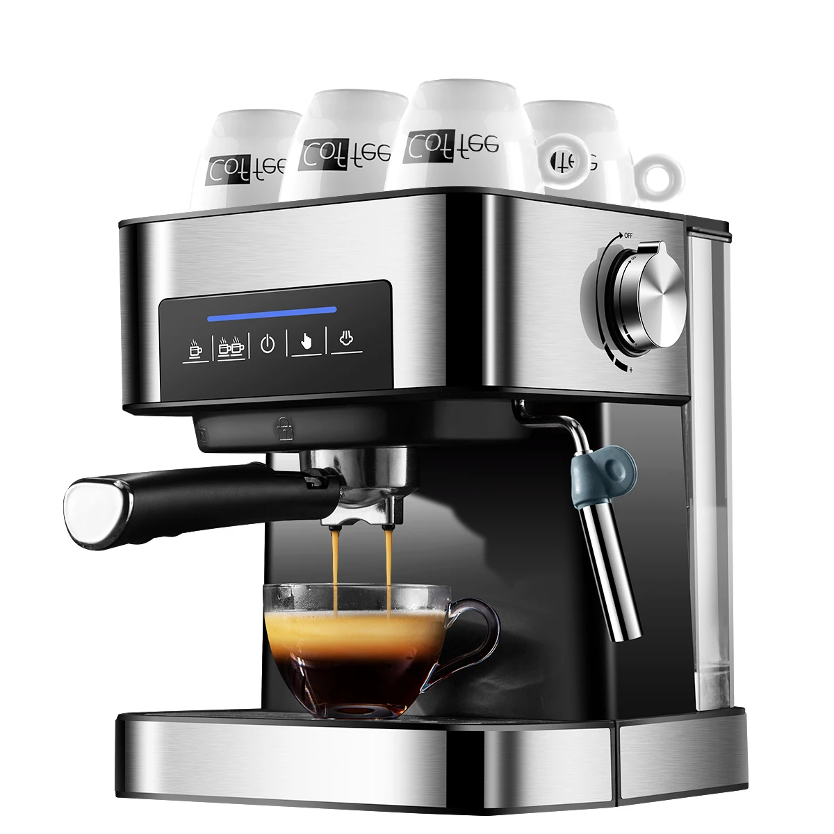 3 in 1 Italian classic coffee machine espresso brewing machine home semi-automatic lightweight and convenient coffee machine