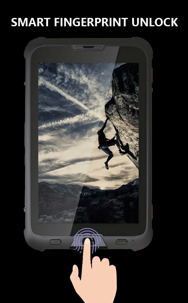 Three proofing tablet Rugged Outdoor Android Industrial Tablet Pc 8 Inch 1920x1200 Ips Screen Dustproof And Waterproof Ip67 Nfc