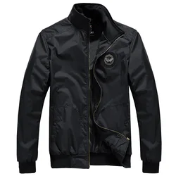 Wholesale Men Fashion Jacket Stand Collar Casual Jacket Coat Army Green Jacket Wear Mens Long Sleeve Coat For Autumn