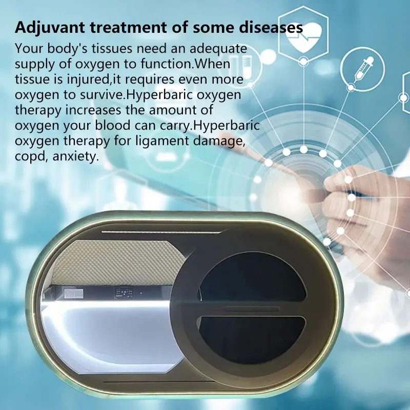 Hard Shell Hyperbaric  1.5 Ata Hbot Manufacturers Oxygen Hyperbaric Chamber