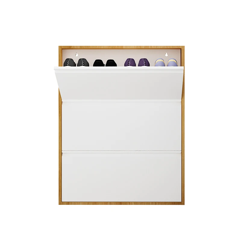Big Capacity Dust-Proof Storage Shoe Rack Metal Locker Nordic Shoe Cabinet