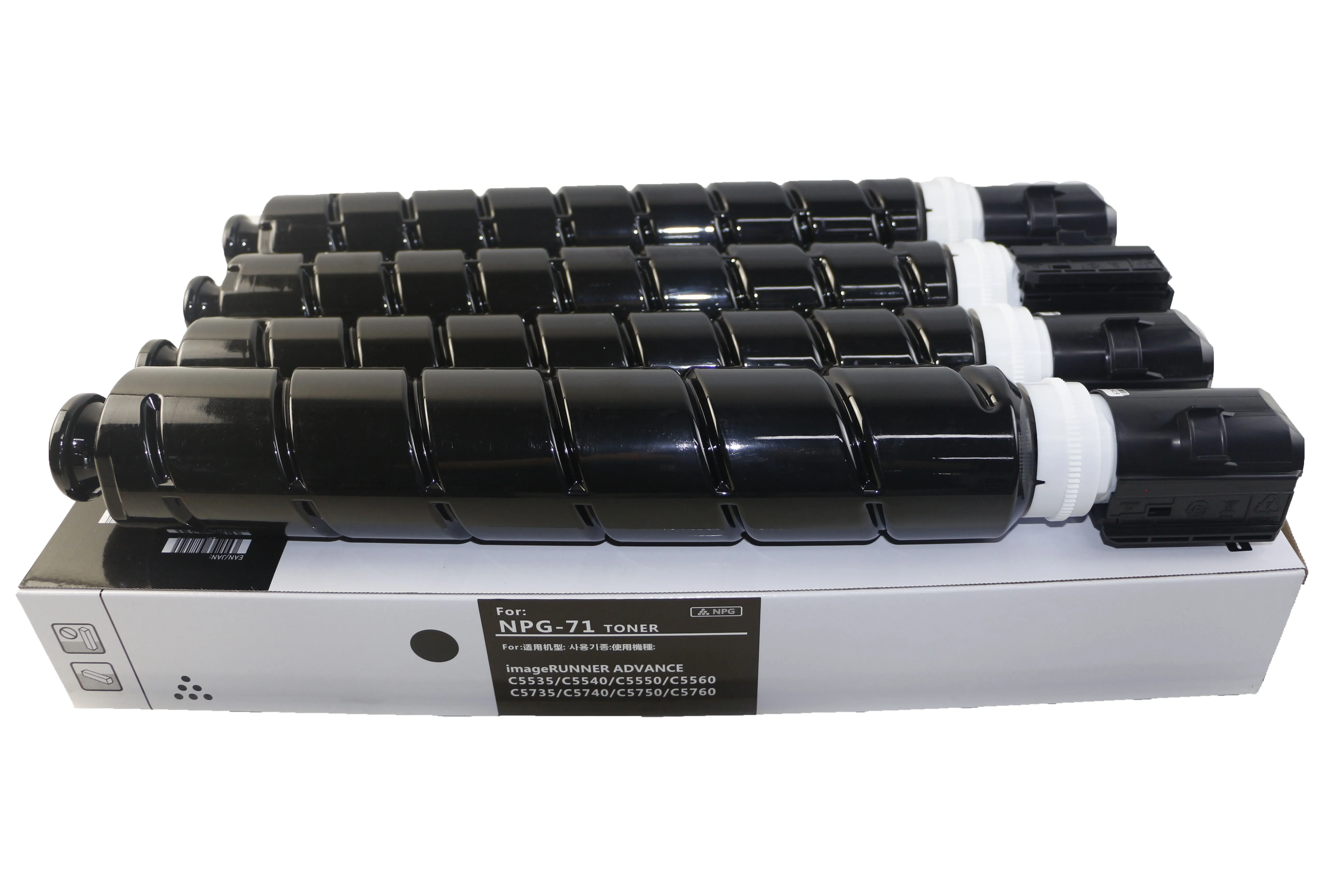 Премиум цветные картриджи с тонером G71/GPR-55 совместимы для копира Canon