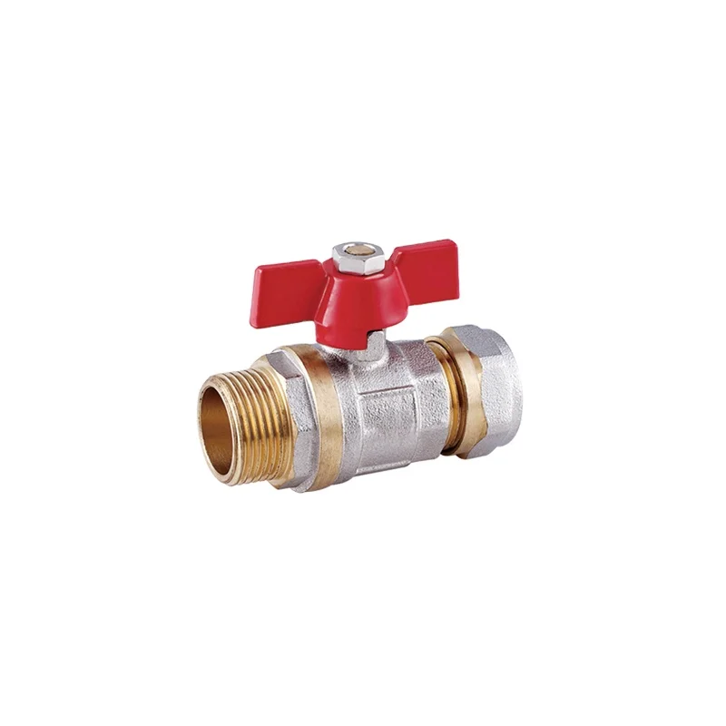 
High Quality Handle Lock Full Bore Lever Brass Ball Valve 