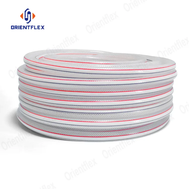 Wear-Resistant And Durable  Flexible Water Hose Pvc Transparent Fibre Reinforced Hose