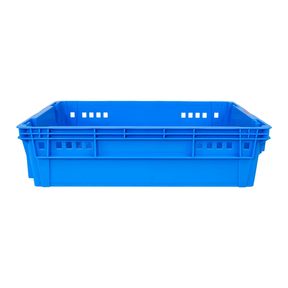 Plastic HDPE Used Food Grade Stackable Moving Crate For Bread And Milk