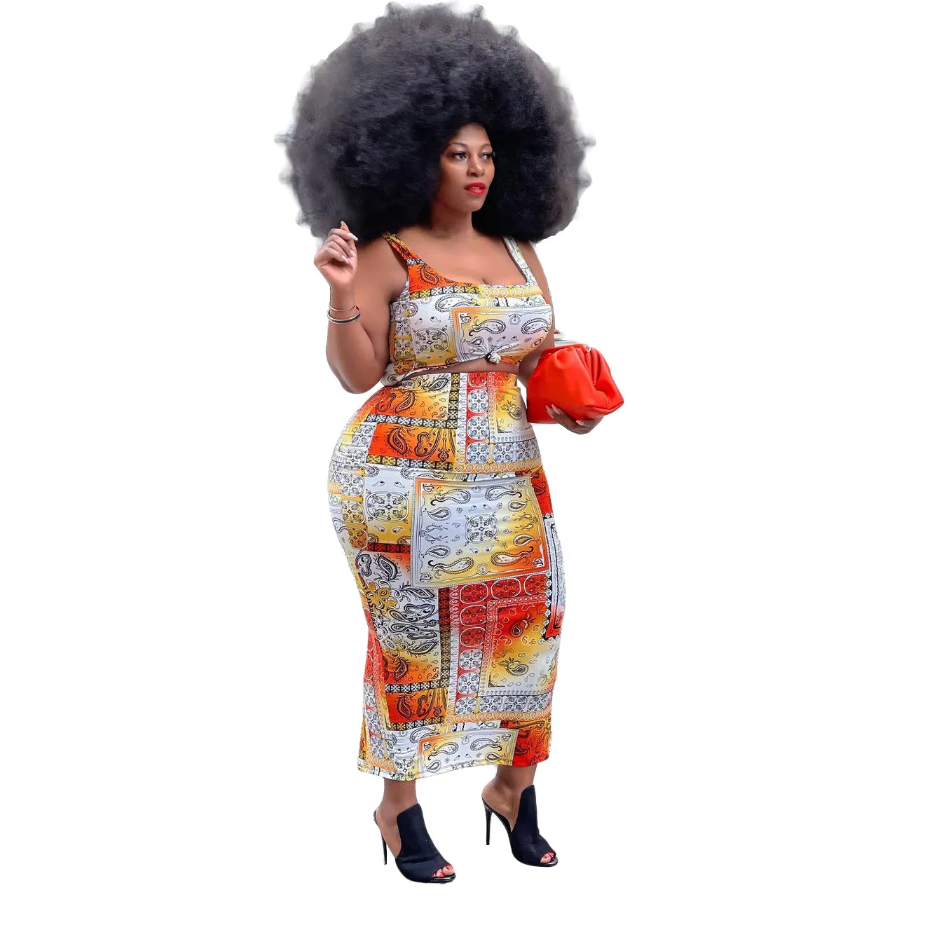 New Arrive Plus Size Women Clothing 3xl 4xl Floral Square Collar Plus Size Dress for Fat Woman