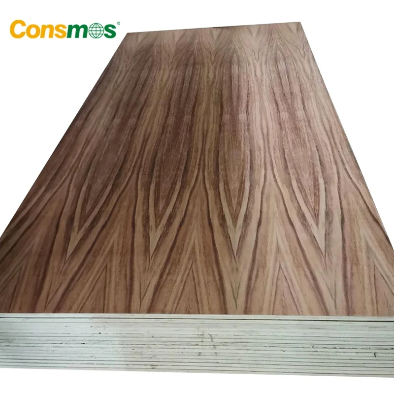 Cheap Rosewood Red Oak Parota Walnut MDF Veneer Chipboard Plywood