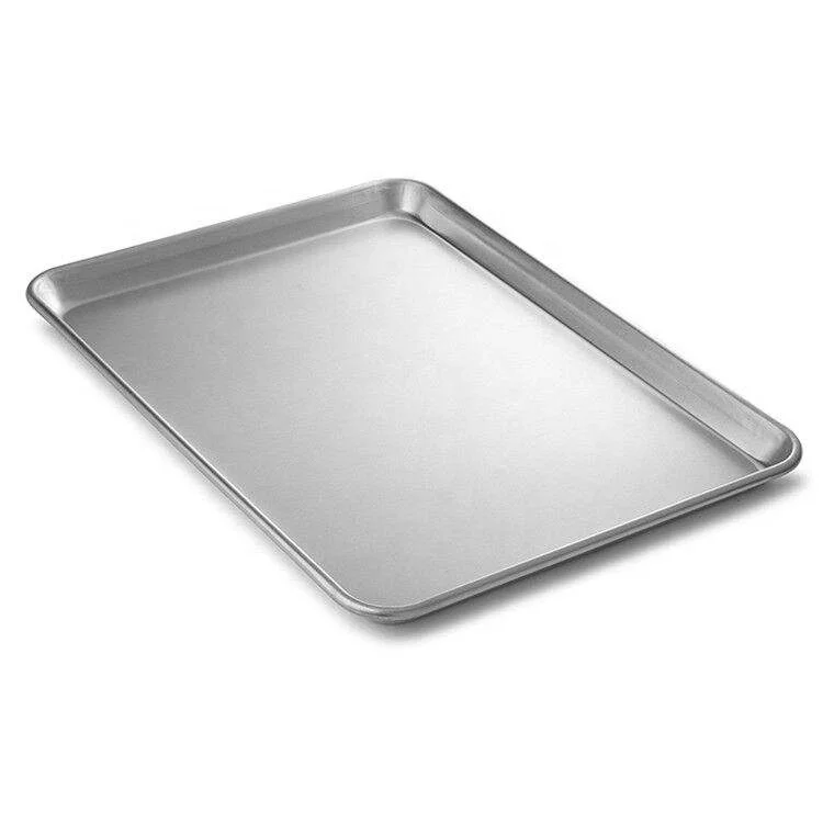 Good Price Rectangle Baking 40*60cm Aluminum Bakery Oven Baking Tray Stainless Steel Baking Tray For Oven