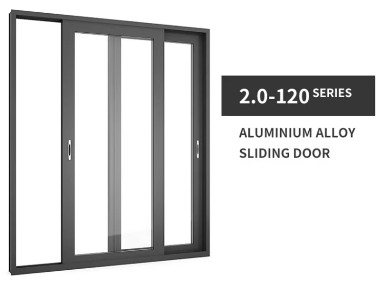 Philippines Price Frame 3 Track Double Glazed Glass Design Soundproof Balcony Aluminum Sliding Door for Patio With Handle
