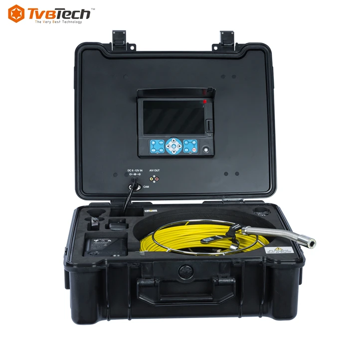 Optional 14/23/38mm Camera Head with 20-40m cable Pipe Sewer Drain Inspection Camera with Sonde Locator