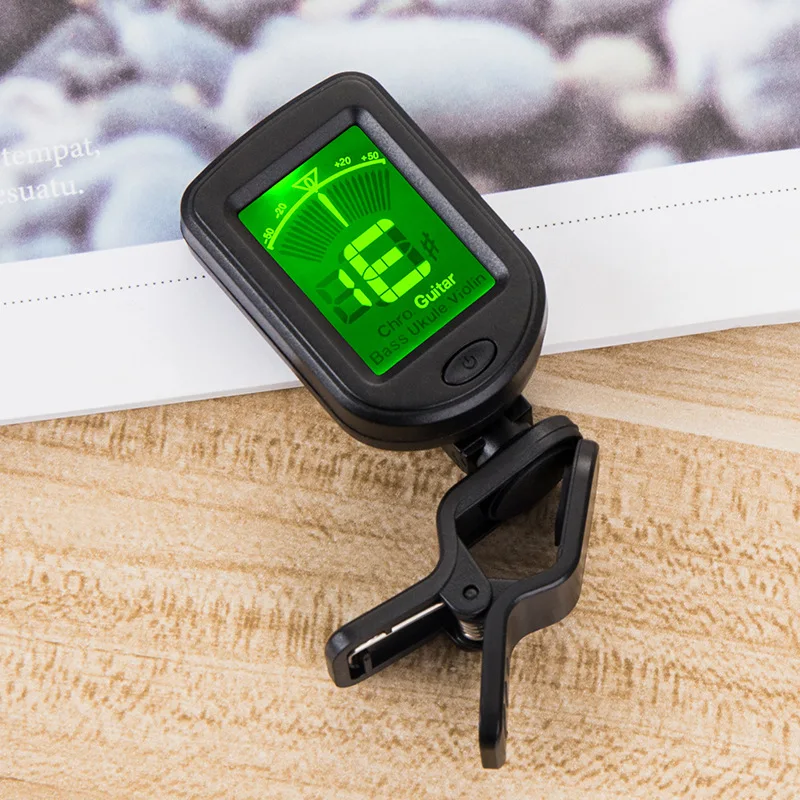 Rechargeable Multifunctional Instrument Tuner, Color Screen, Guitar Tuner, Violin, Electronic