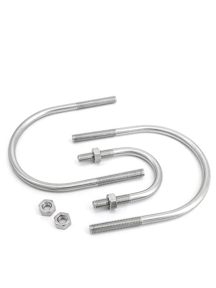 Stainless steel U Bolt with nut and washer