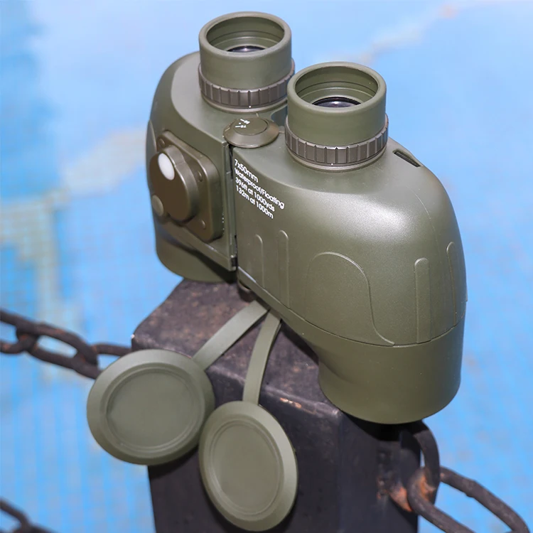 Army Green Night Vision Range Finder Waterproof Telescope Binoculars 7x50