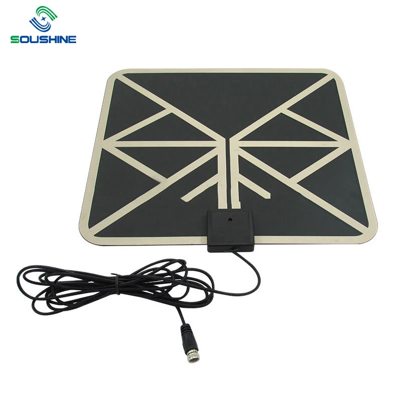 Custom digit hdtv and outdoor hd clear vision digit television mini flat tv receiver high gain indoor antenna