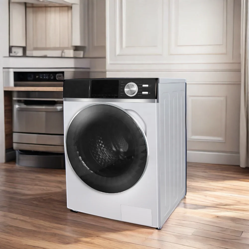 New Condition 12kg Electric Front-Loading Washer Manual Power Source for Household and Hotel Use