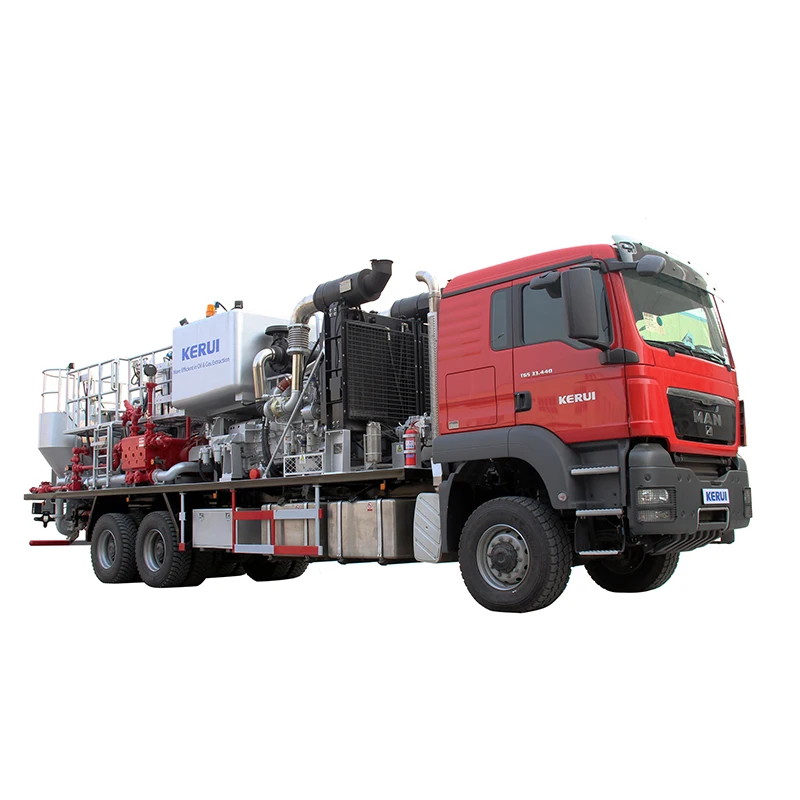 Cementing unit or Cementing Truck trailer skid