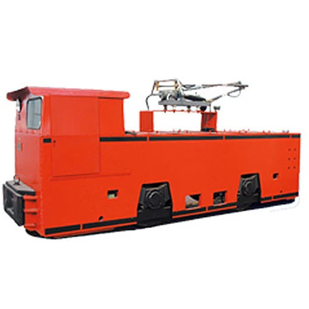 Diesel / electric railway locomotive for mining