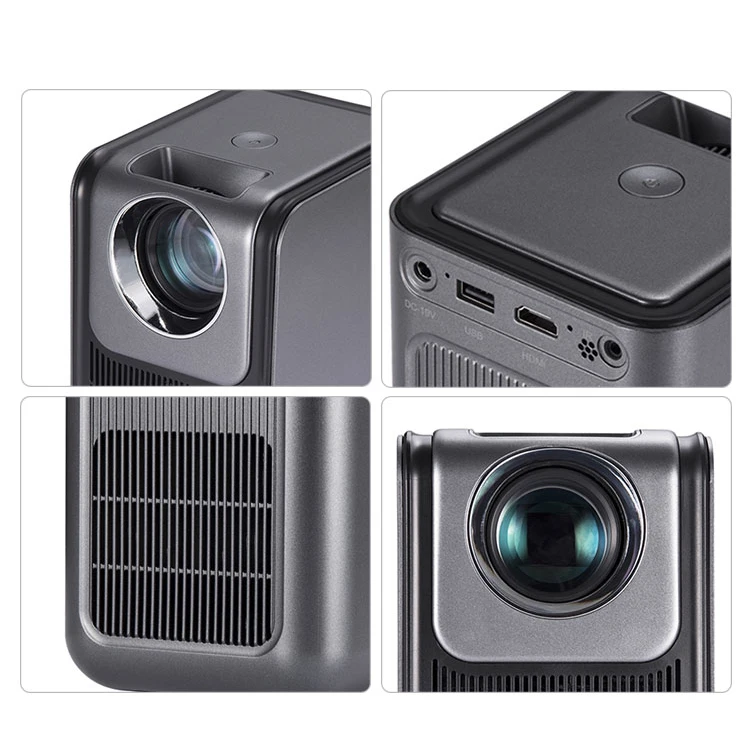 Wireless LCD 1080P Android Wifi Beamer Smart Projector 10000 Lumens Full HD 4K Mini Home Phone PC Projector With Android System