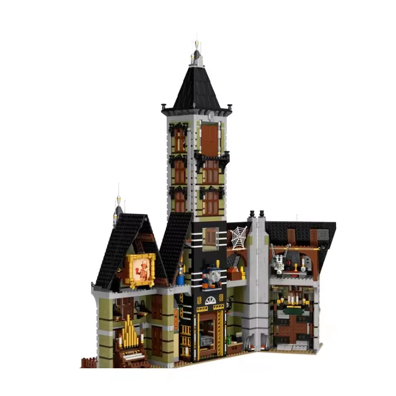 X19055 (80011) Creative Architecture Series Monster Warrior Ghost House DIY Assembly Model Building Toy