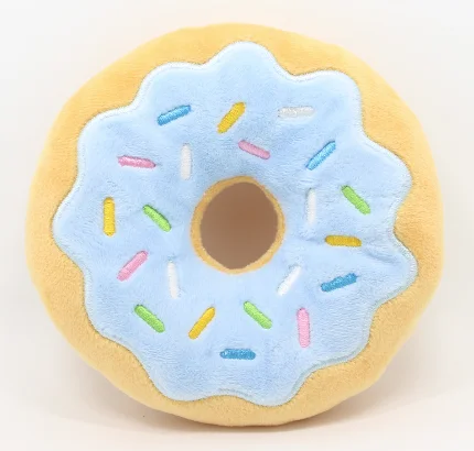 Professional  Dog Plush Toys Donut Pet Plush Toys Eco-friendly Pet Toys Wholesale Pet Supplies Suppliers