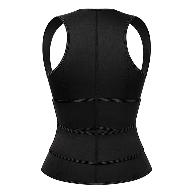 Neoprene Suana Zipper Tank Top Weight Loss Cincher Body Shaper Waist Trimmer Waist Trainer Vest