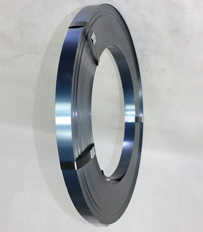 High tensile blue steel strapping best quality packing steel strap bluing steel strapping