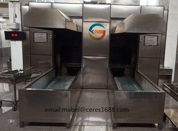 crematory retort  burn human body furnace for sale