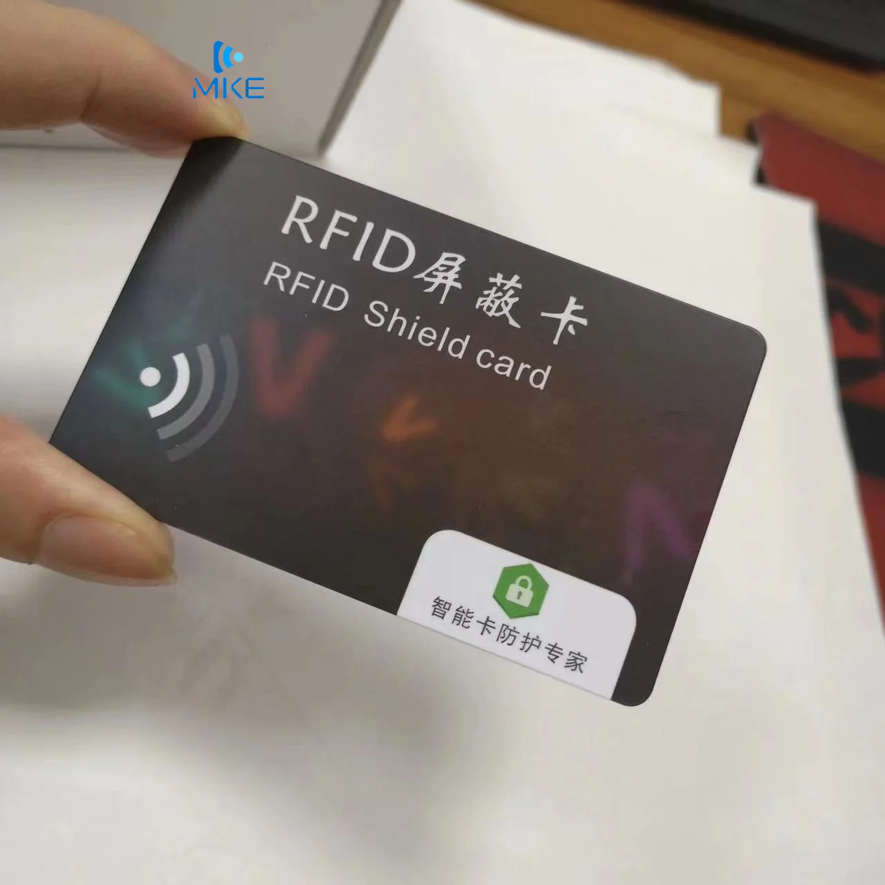 13.56mhz rfid blocking pvc Shield card