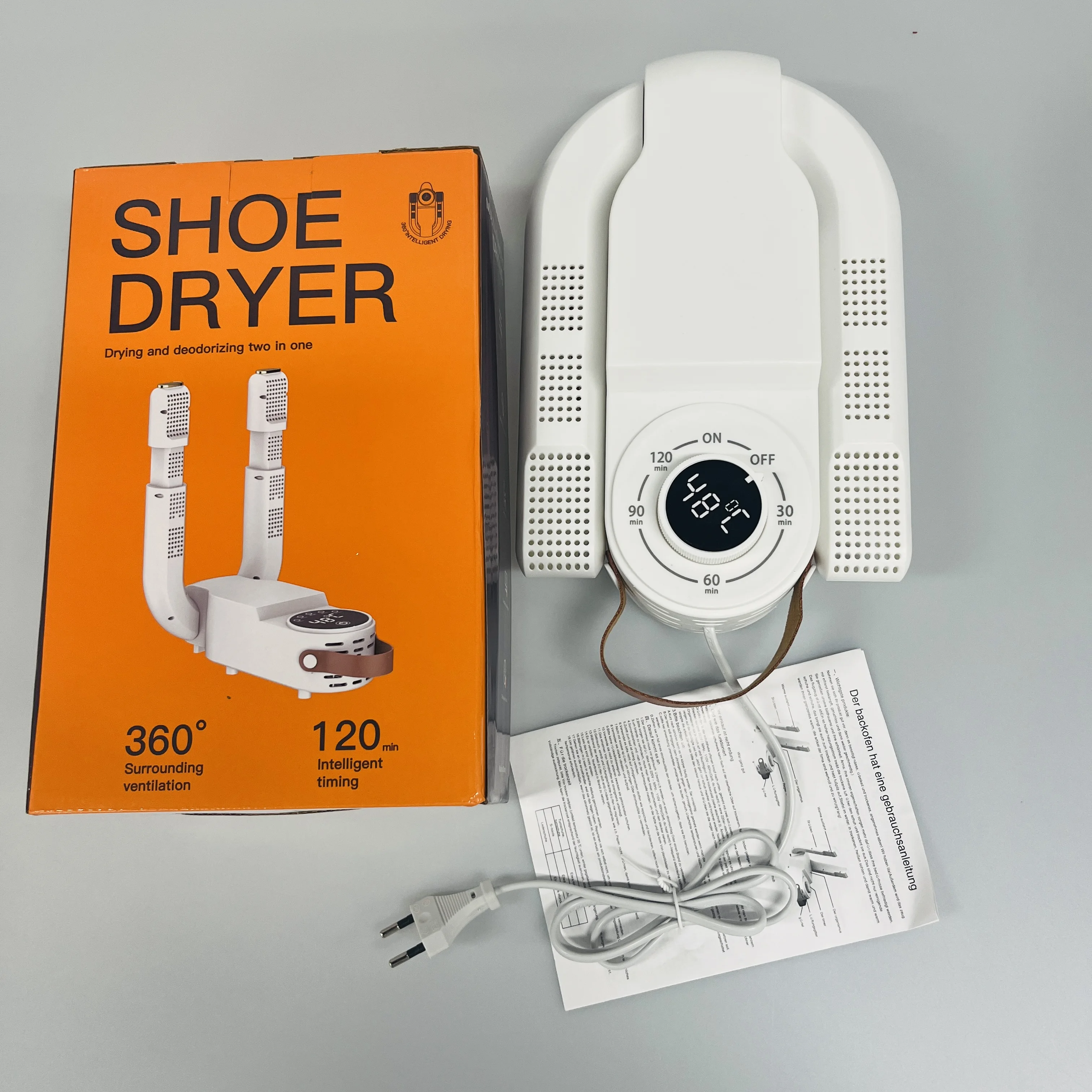 Intelligent Timing Portable Boot Warmer and Sterilizer Ideal for Home Travel Drying Electric Shoe Dryers