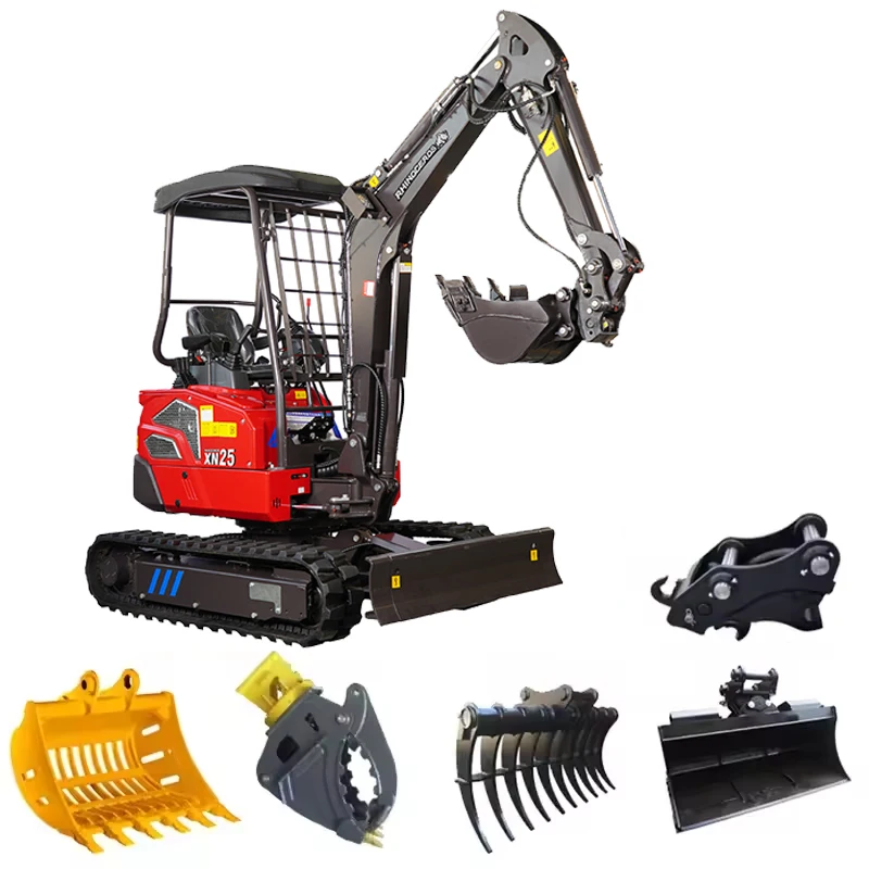 Hot Sale Multi-functional mini excavator 3.5 ton Miniexcavadora japan engine Farm Digger 2.5ton 1 ton mini excavator machine