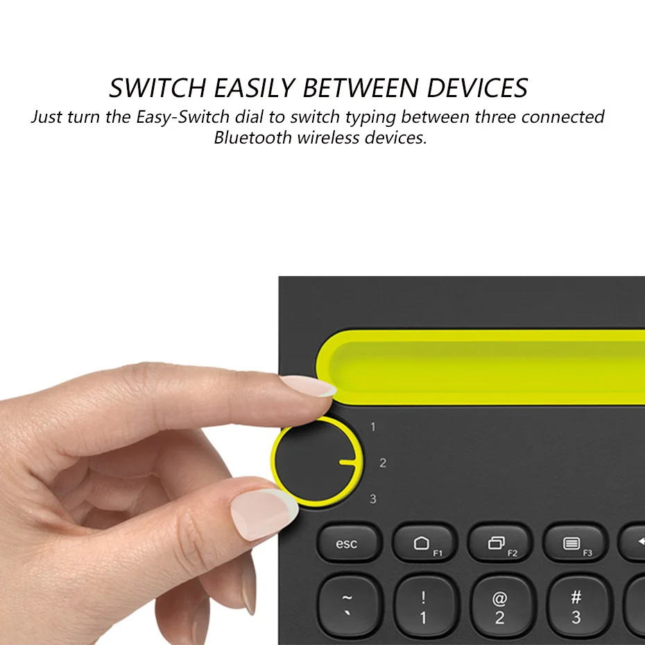 
Logitech K480 Multi-device Keyboard Portable Smartphone tablet PC thin Office Wireless Keyboard 