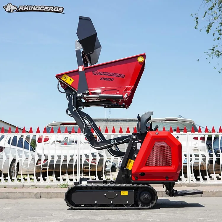 Rhinoceros XN800 CE Mini Ce Hydraulic All Terrain Track Mini Truck Dumper Mini Bagger Digger New Used