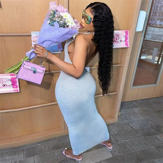 DGS055 Hot selling Maxi Ladies tight Dress women Clothes Summer with low price