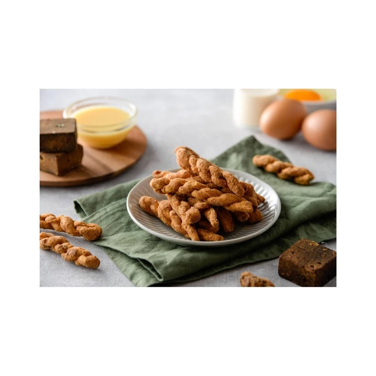 Top Quality Low Price supplier Dry food cereals twisted rolls flour  palm oil sucrose  biscuits and snacks
