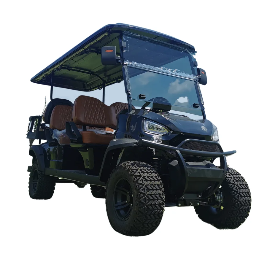 2023 г., внедорожник на заказ с литиевым аккумулятором на 72 в, багги для охоты, Электрическое Рулевое управление, тележка для гольфа