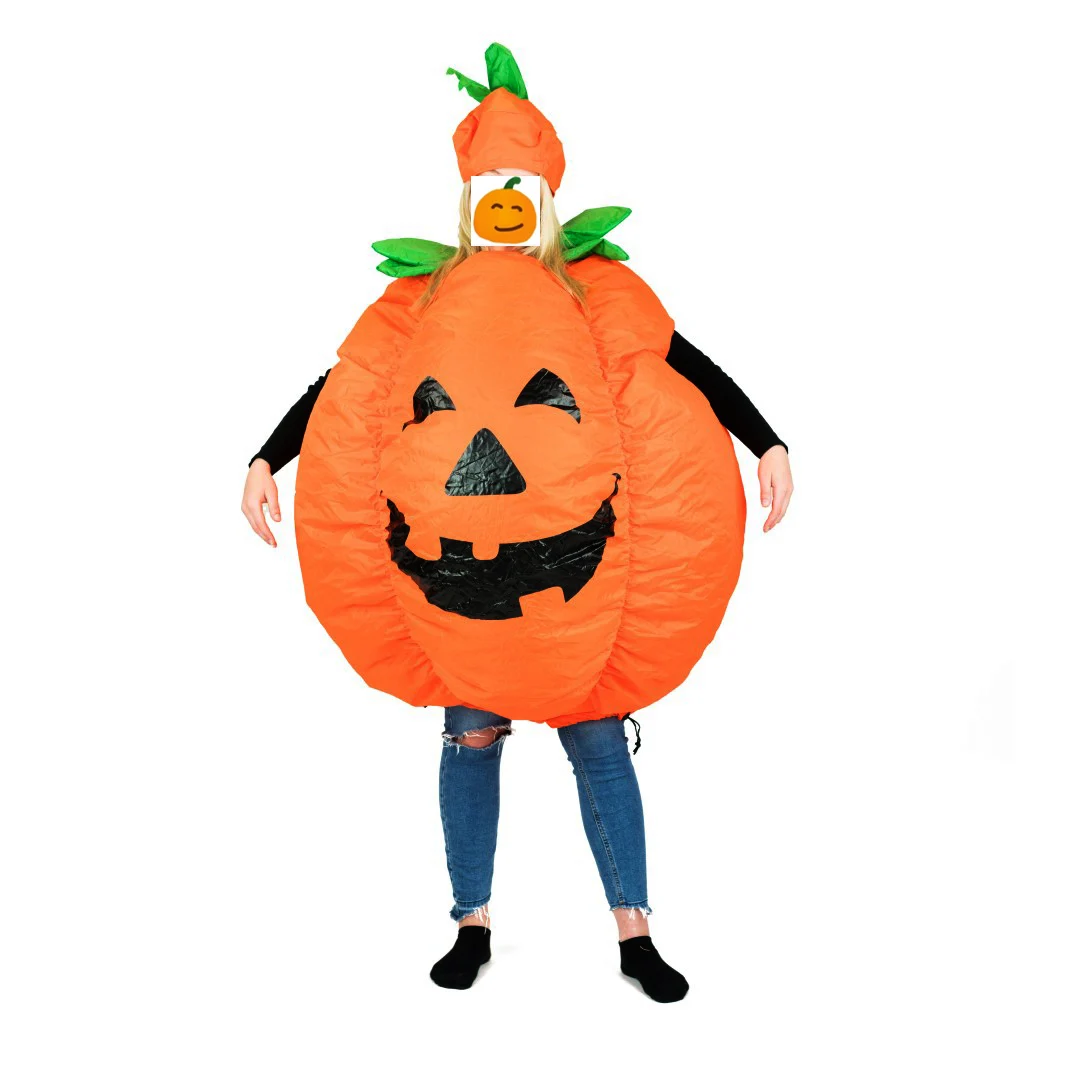 Halloween Pumpkin Inflatable Costume for Kids