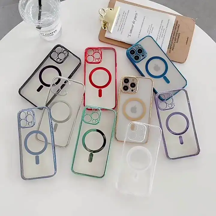 Hot Magnetic Tpu Phone Cover Mage safe Phonecase For Iphone 13 Cover For Iphone 13 Pro Max Iphone 12 Pro Max Phone Case