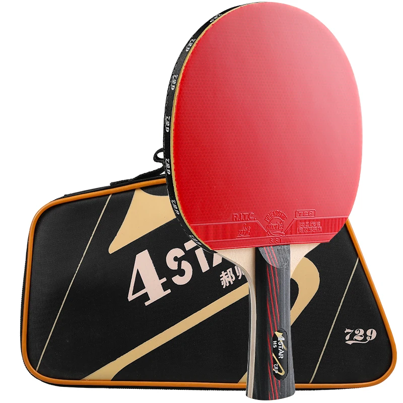 haoshuai 4 star Friendship 729  table tennis bat Long handle Pimples in table tennis bat racket