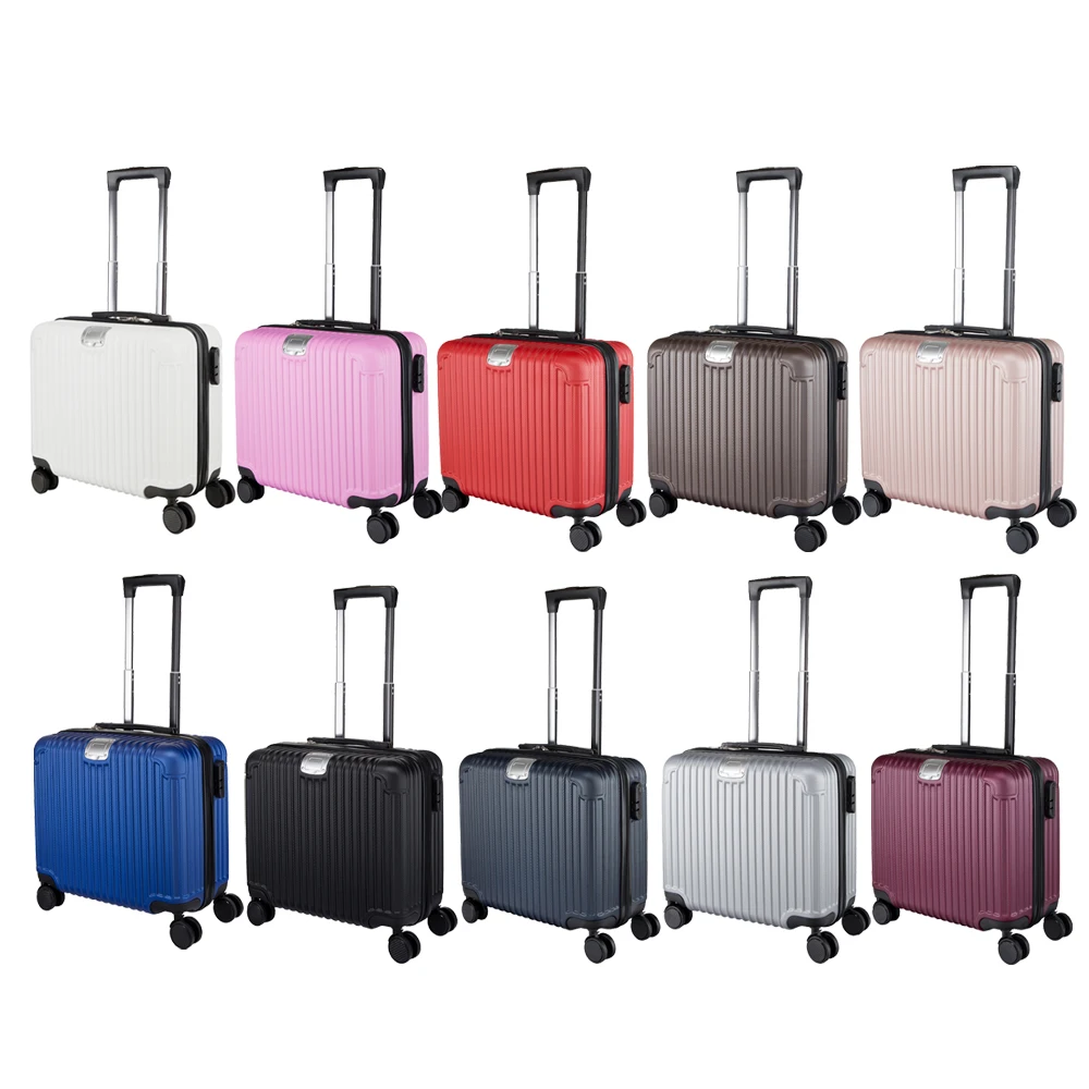 Hard shell ABS 18inch laptop briefcase carry-on briefcase luggage