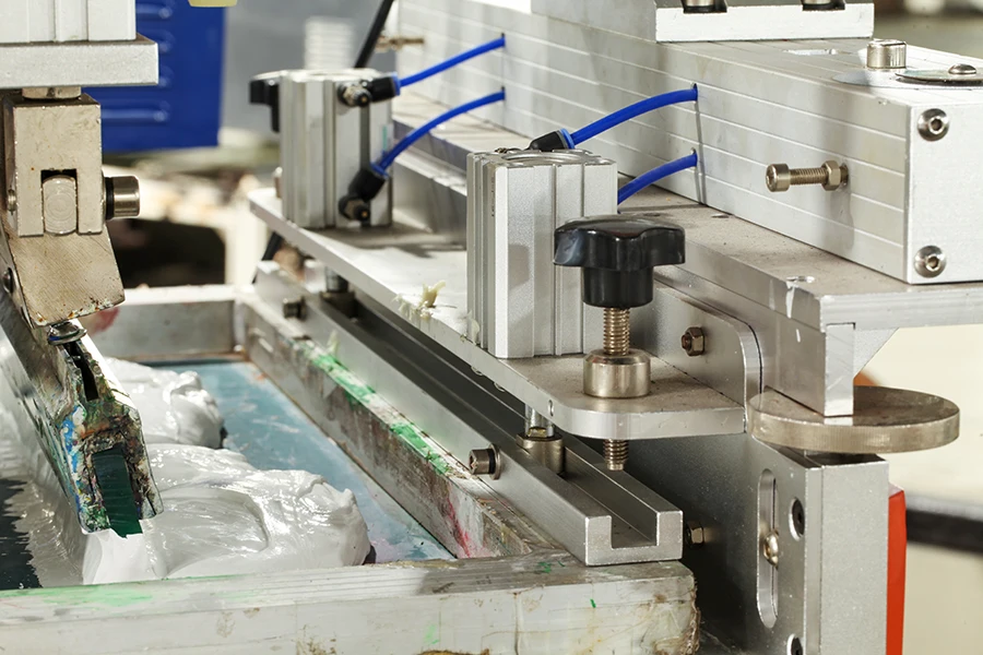 Chinese factory semi auto screen printing machine