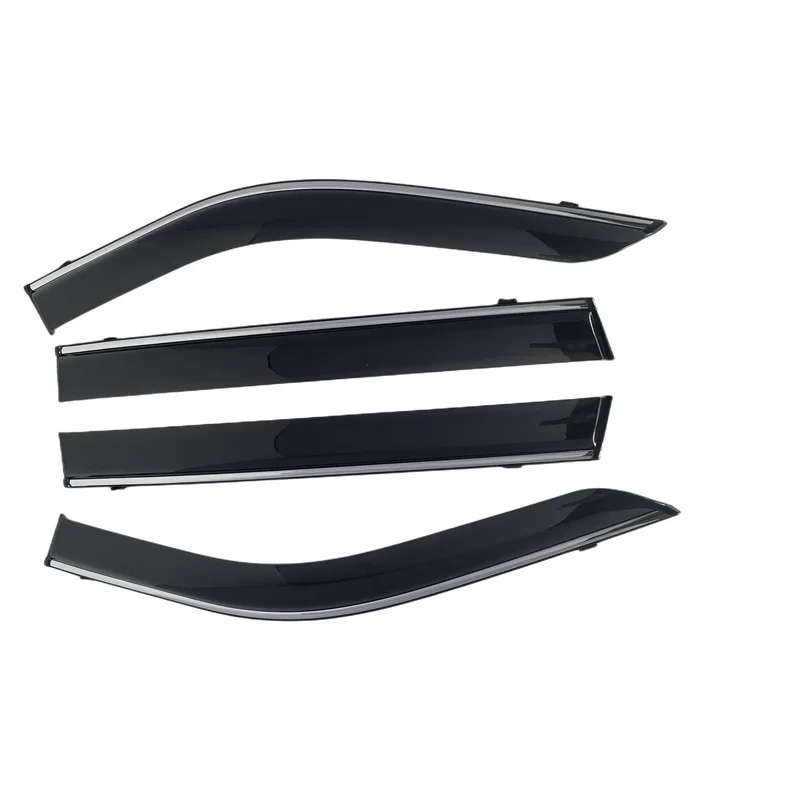 Plastic Chrome Strip Window Visor Professional New Design Car Window Visor For Toyota 2022 Highlander