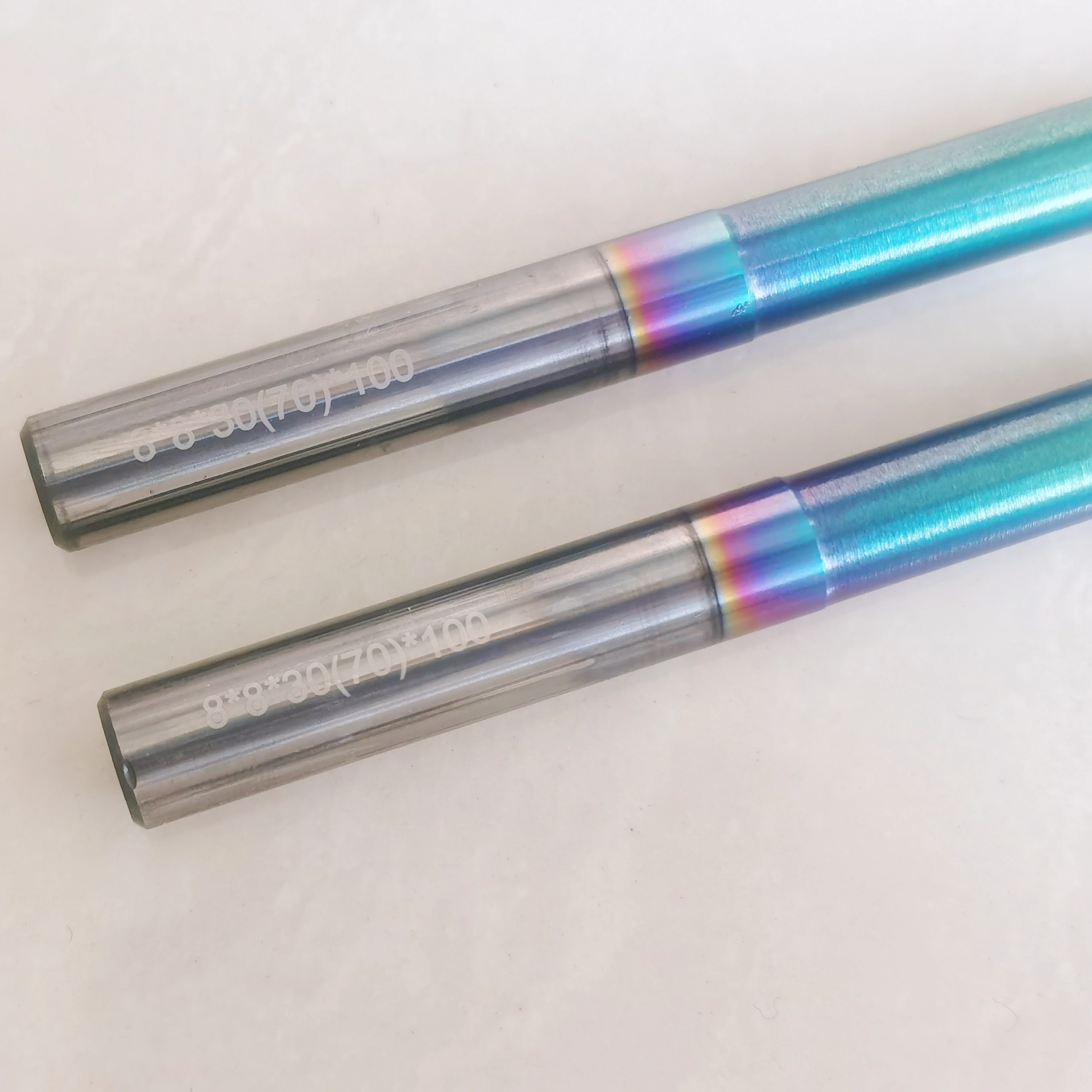 Imported tungsten steel diamond coated single edge milling cutter (8 * 3 * 30/70 * 100)