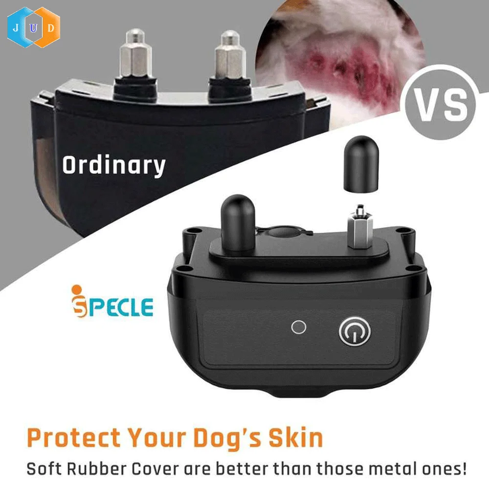2023 Professional 500M Outdoor Sport Dog Agility Training Vibrate Shock E Collar with Seperate Vibrate Shock Correction Control