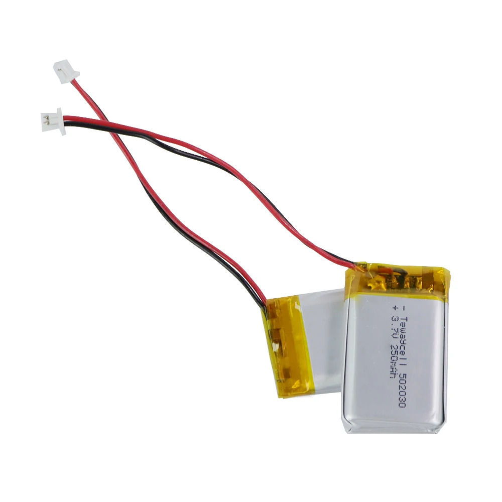 Tewaycell Rechargeable li ion Battery 502030 3.7v 200mAh 250mAh battery manufacturers
