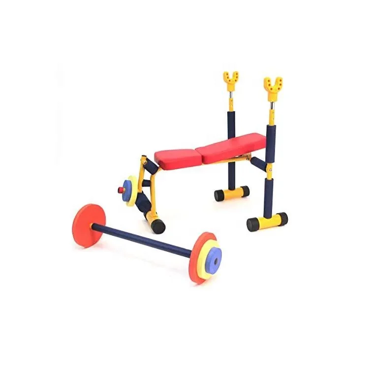 Children weight bench fitness gym equipment for kids